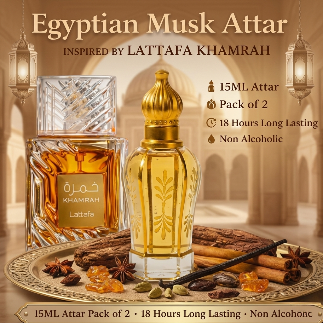 The Egyptian Musk Attar - 15ML + 15 ML (30ML TOTAL) | SUMMER SALE!