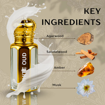 The White Oud Attar - 15ML (Buy 1 Get 1 Free)