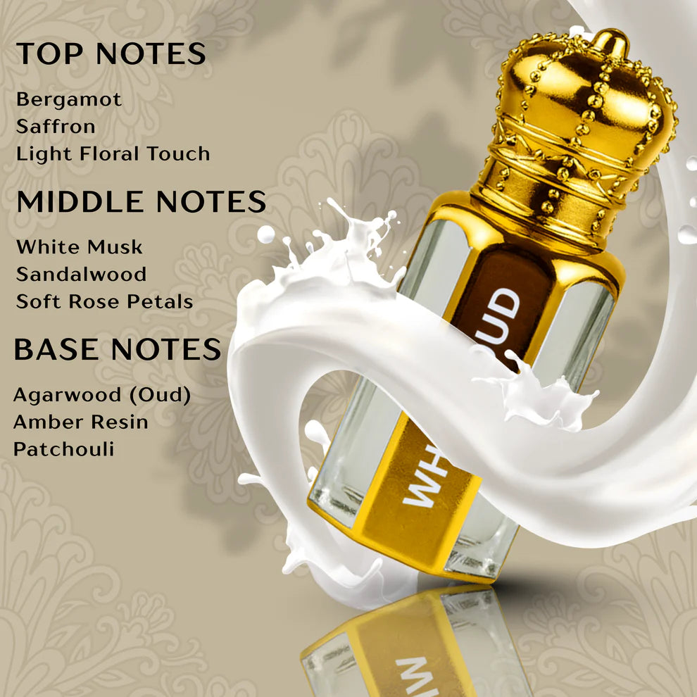 The White Oud Attar - 15ML (Buy 1 Get 1 Free)