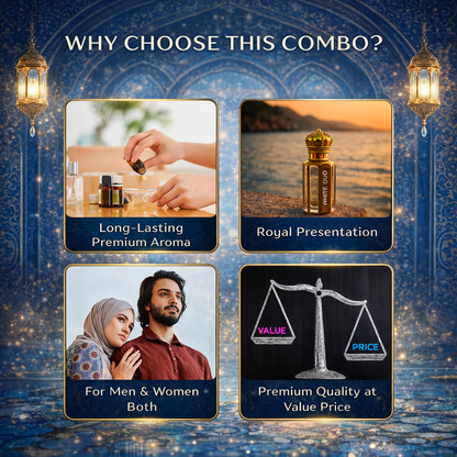 The Original™ White Oud Attar - 15ML + 15 ML (30ML TOTAL) | RAMADAN SALE!