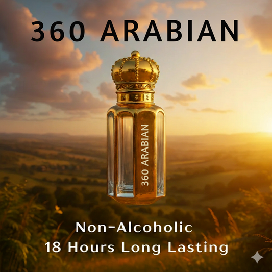 360 Arabian – Original Saudia Attar Luxury Fragrance Set 15ml Buy 1 Get 1 Free 😍 Alcohol-Free Long Lasting Perfume Gift Box | Oud Al Abraj India