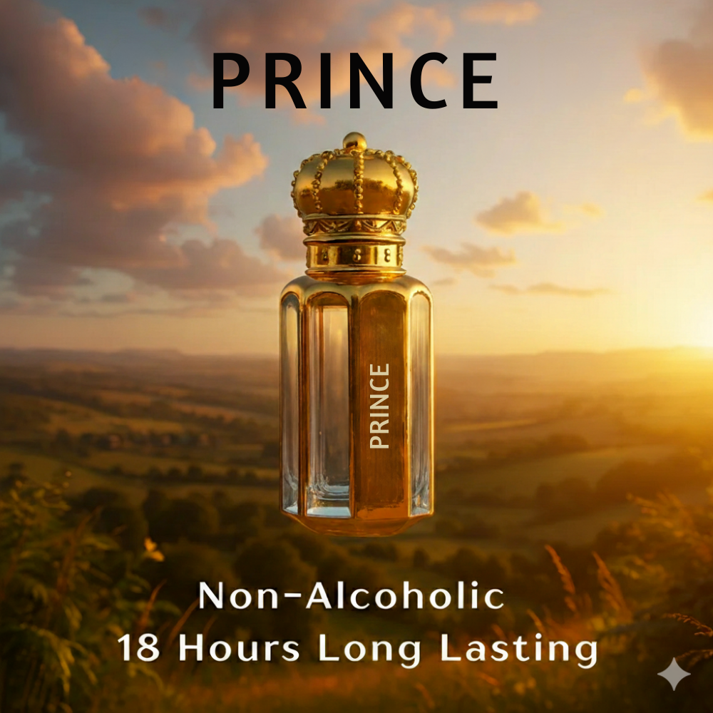 Prince Attar Luxury Fragrance Set 15ml Buy 1 Get 1 Free 😍 Alcohol-Free Long Lasting Perfume Gift Box | Oud Al Abraj India