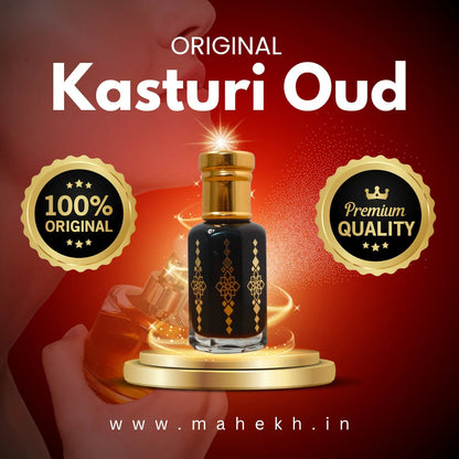 The Original Kasturi Attar | Long-Lasting & Exotic Musk | Pack of 2 | 15ML + 15ML