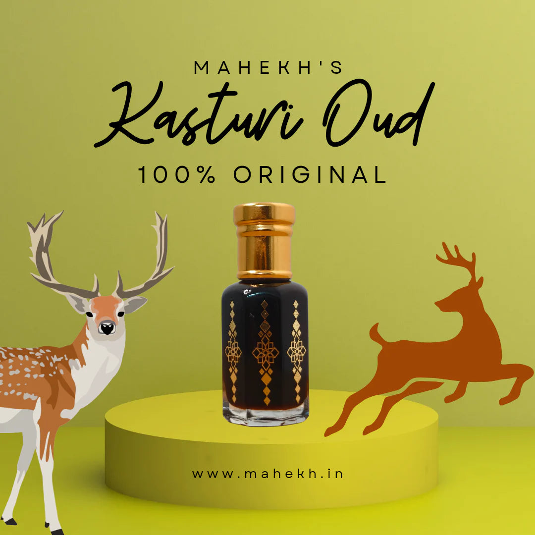 The Original Kasturi Attar | Long-Lasting & Exotic Musk | Pack of 2 | 15ML + 15ML